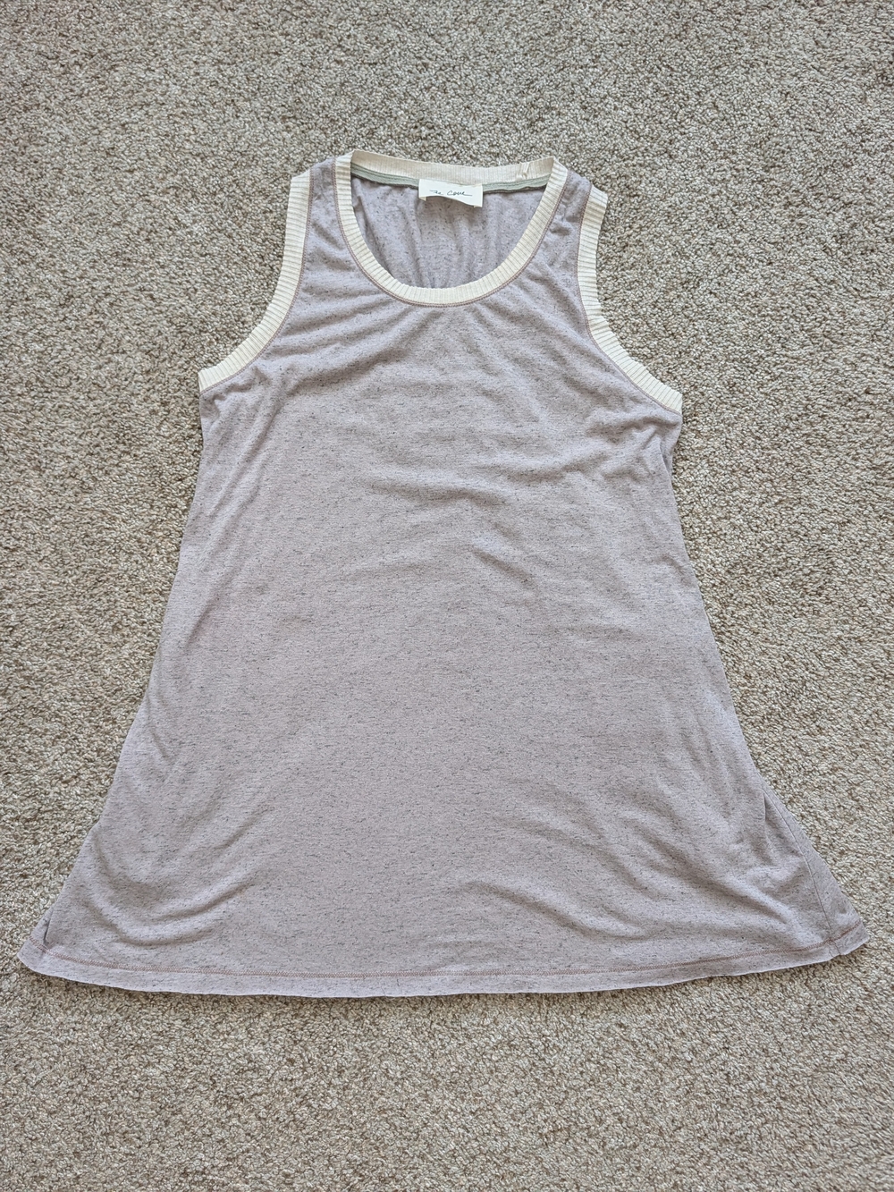 The Cove Womens Light Gray Lightweight Sleeveless Tie Back Tank Top Size Medium